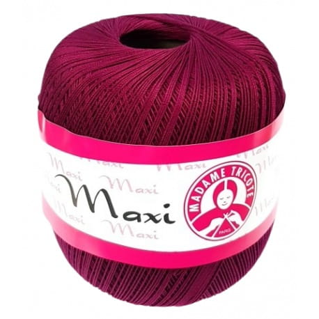 MAXI Madame Tricote 5537 rubinowy