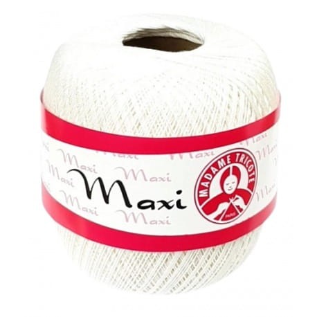 MAXI Madame Tricote 0003 śmietankowa biel