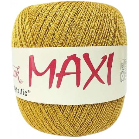 Maxi Metallic Altin Basak 2351 złoty ze złotą nitką
