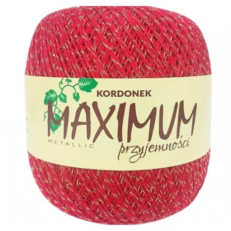 Maximum Metallic Opus 1554 czerwono złoty