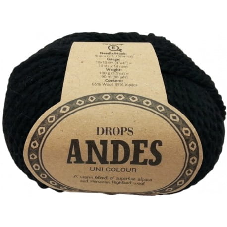 Drops Andes 8903 czarny