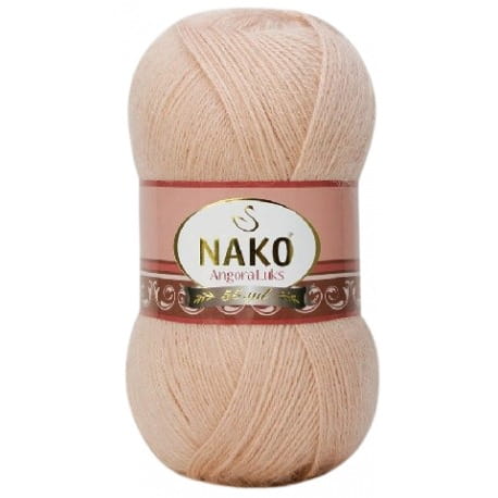 Nako Angora Luks 10722 brudny róż2