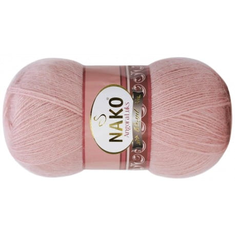 Nako Angora Luks 10275 pudrowy róż