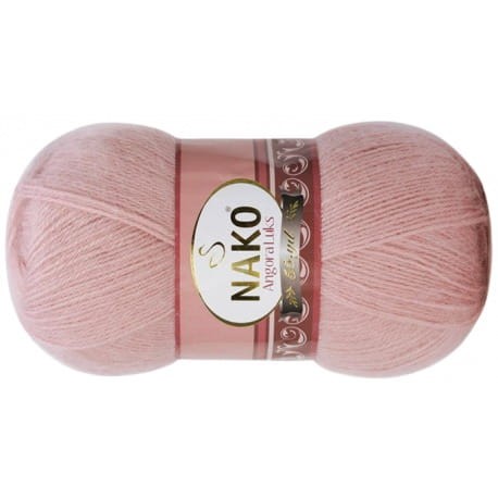 Nako Angora Luks 10275 pudrowy róż