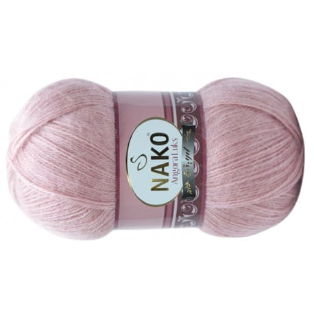 Nako Angora Luks 10215 brudny róż