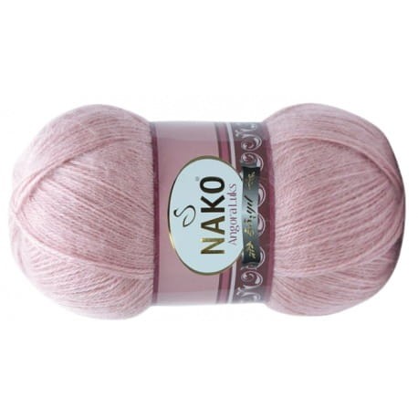 Nako Angora Luks 10215 brudny róż