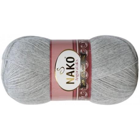 Nako Angora Luks 195 jasny szary