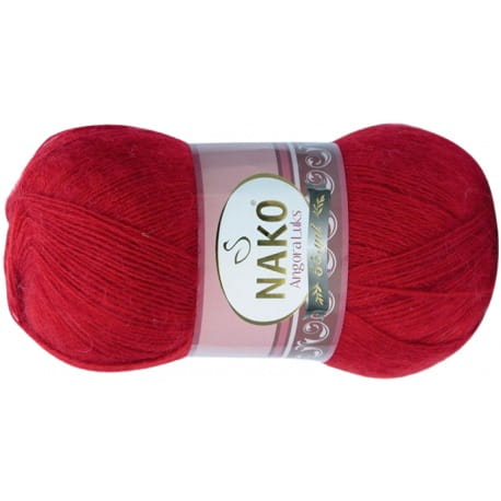Nako Angora Luks 1175 czerwony