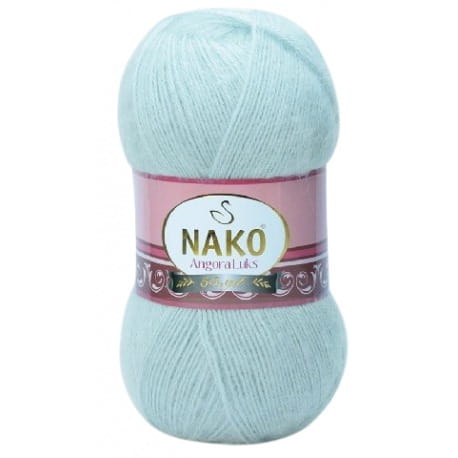 Nako Angora Luks 10471 błękitny