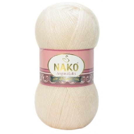 Nako Angora Luks 11499 różany ekri