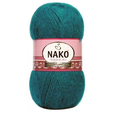 Nako Angora Luks 10171 ciemny szmaragdowy