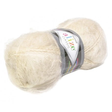 Alize Mohair Classic 01 kremowy