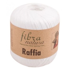 Raffia Fibra Natura 116-01 biały