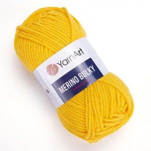 YarnArt Merino Bulky 586 żółty