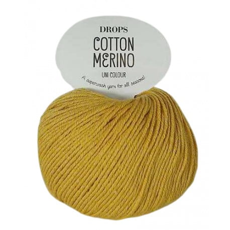 Drops Cotton Merino 15 musztardowy