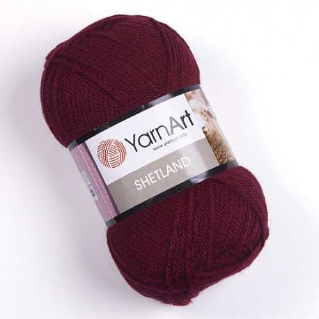 YarnArt Shetland 523 bordowy