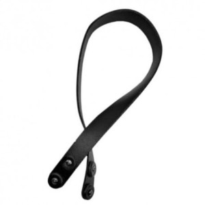 Skórzana rączka do torebki 65cm czarny