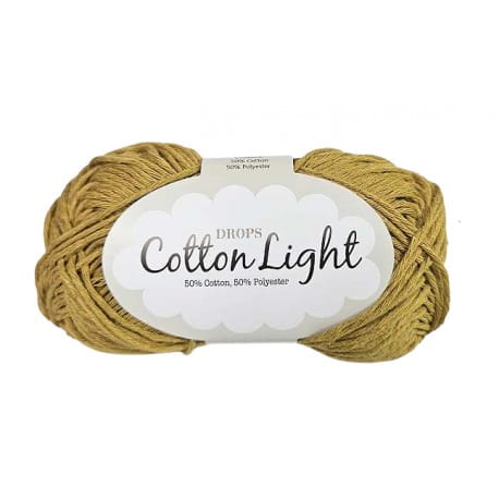 DROPS Cotton Light 36 musztardowy