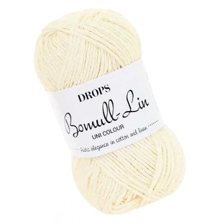 DROPS Bomull-Lin 02 ekri