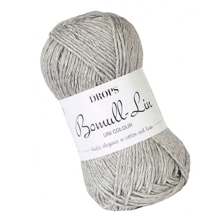 DROPS Bomull-Lin 15 popiel