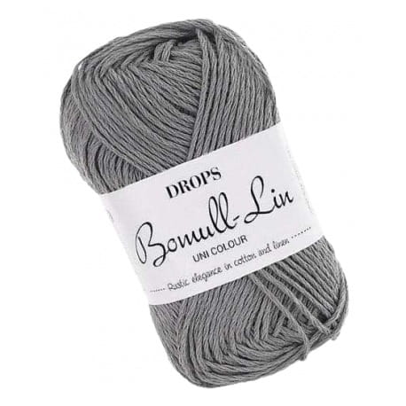 DROPS Bomull-Lin 20 szary