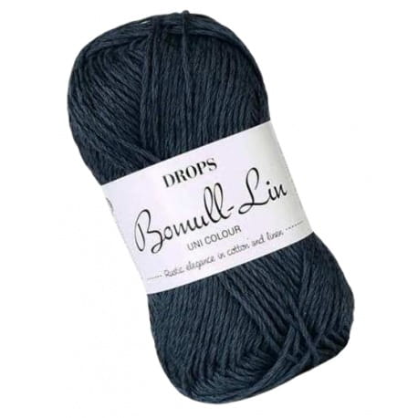 DROPS Bomull-Lin 21 granatowy