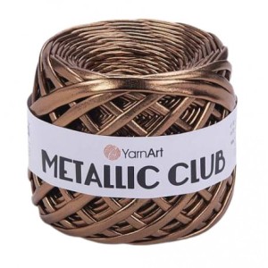 YarnArt Metallic Club 8108 brązowy