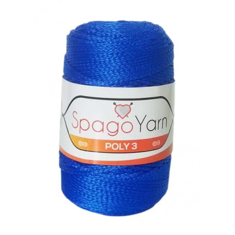 Macrame Poly 3 Spagoyarn 100% poliester SY240 chabrowy