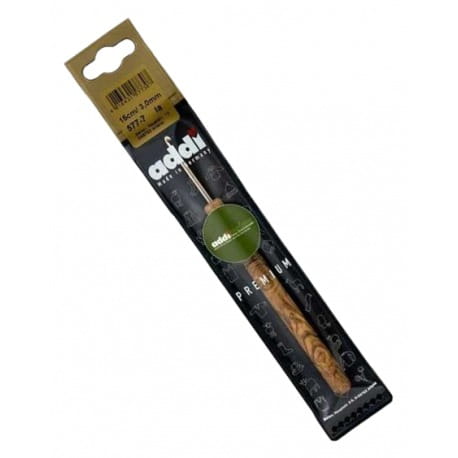 Szydełko aluminiowe z drewnianą rączką ADDI 3mm