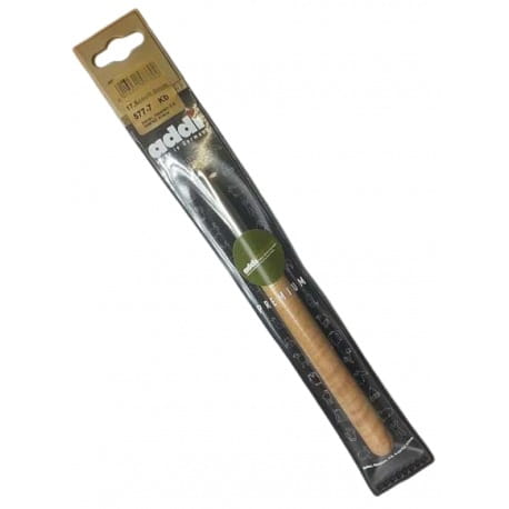 Szydełko aluminiowe z drewnianą rączką ADDI 8mm