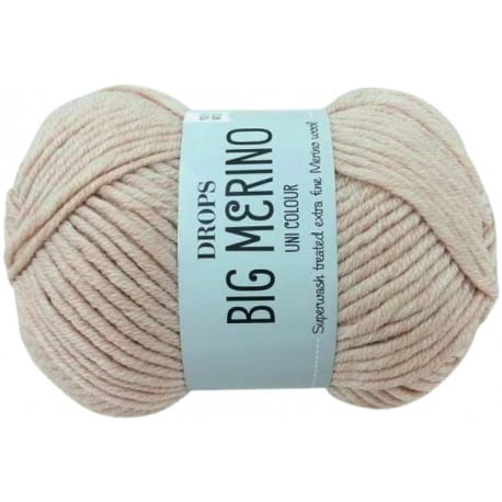 Drops Big Merino 19 jasny beż