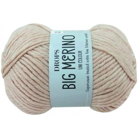 Drops Big Merino 19 jasny beż