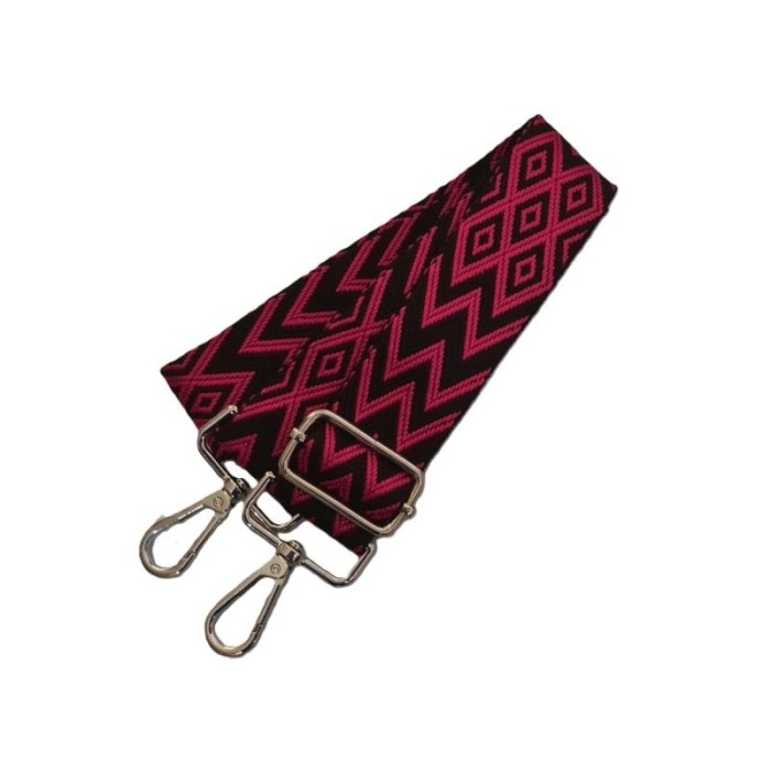 Pasek do torebki 67-125cm regulowany 018 ciemny róż