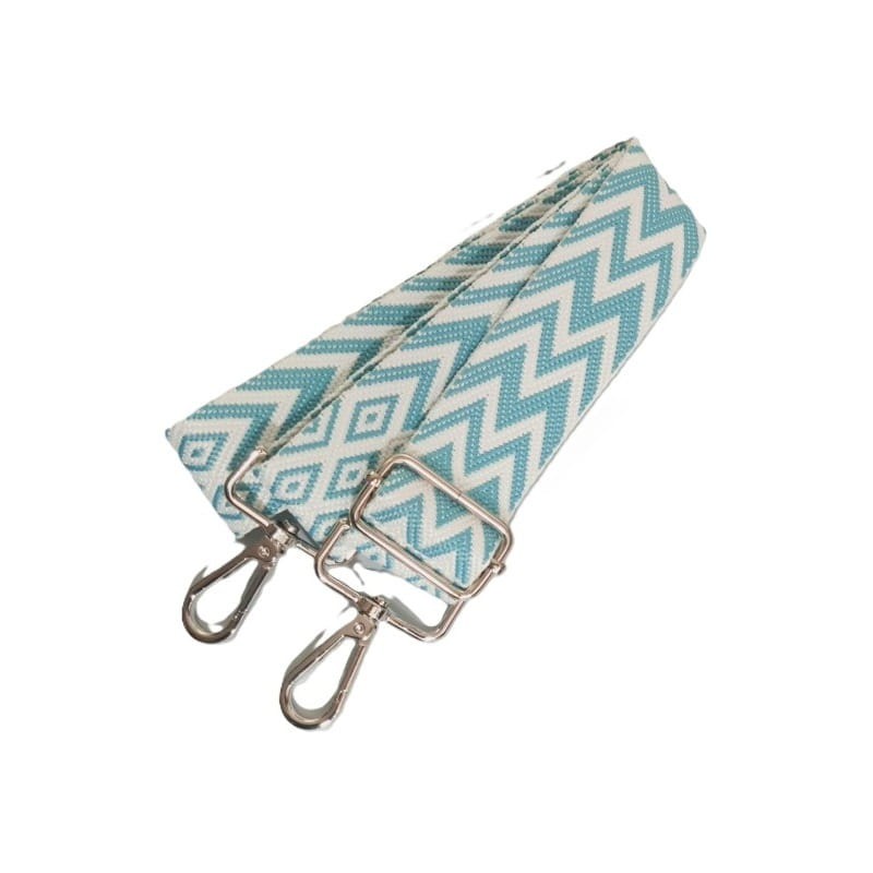 Pasek do torebki 67-125cm regulowany 017 turkus