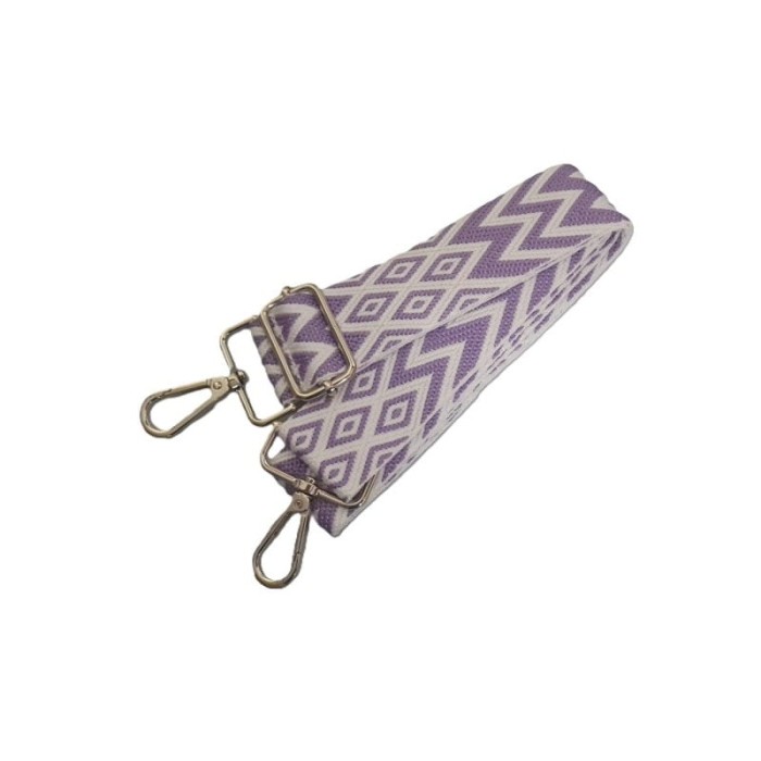 Pasek do torebki 67-125cm regulowany 016 fioletowy