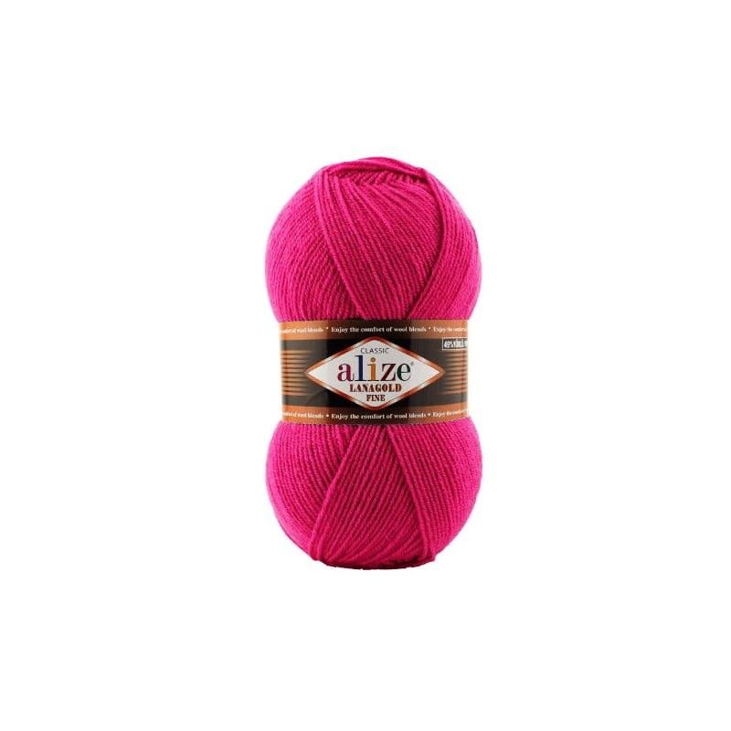 Alize Lanagold Fine 798 malinowy