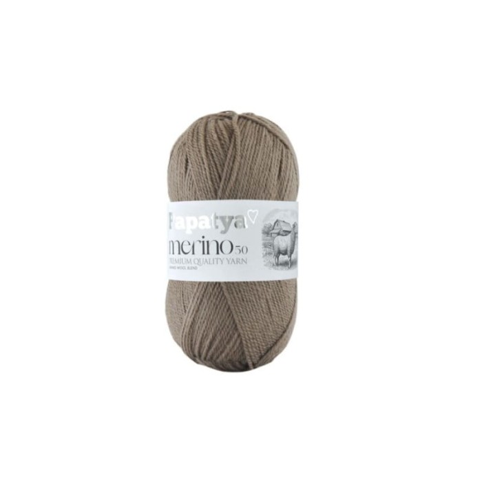 Papatya Merino 50 szaro brązowy 9270