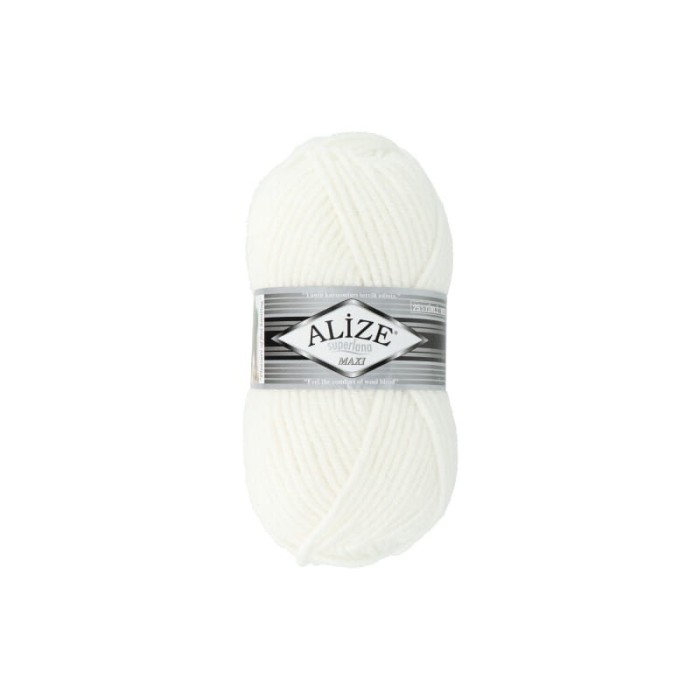 Alize Superlana MAXI 55 biały