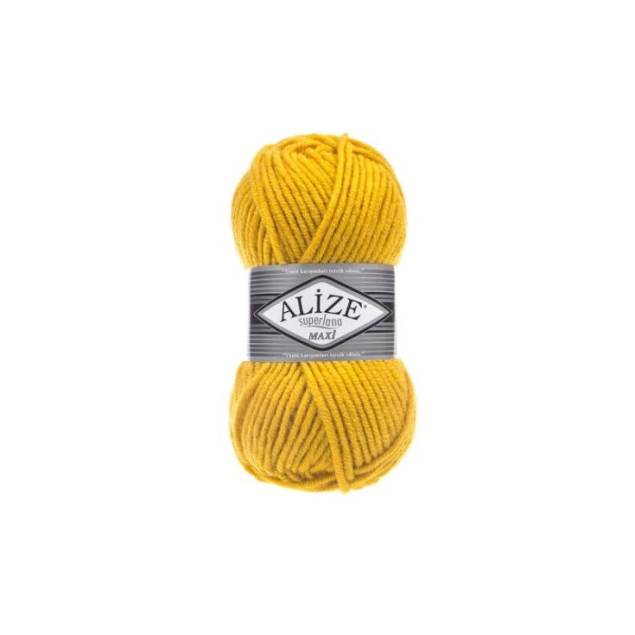 Alize Superlana MAXI 488 żółty