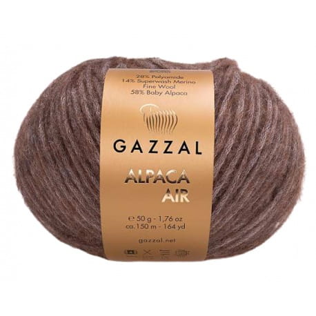 Gazzal Alpaca Air 77 brązowy