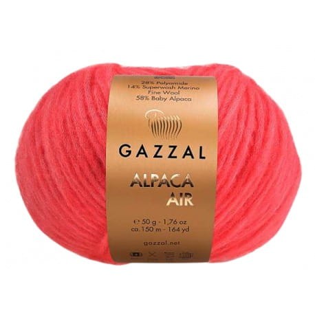 Gazzal Alpaca Air 87 koralowy