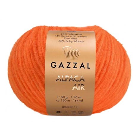 Gazzal Alpaca Air 93 pomarańczowy