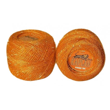 Kaplan kordonek metalizowany pomarańczowy
