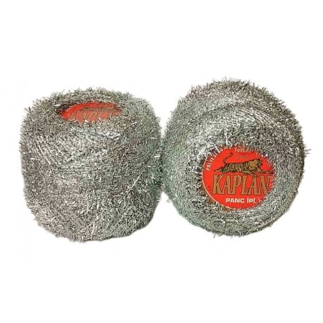 Kaplan kordonek metalizowany srebrny