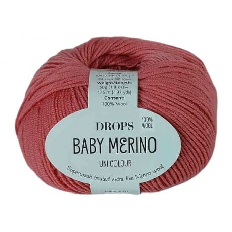 Drops Baby Merino 46 koralowy