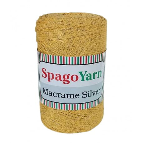 Spagoyarn Macrame Silver 144 żółty