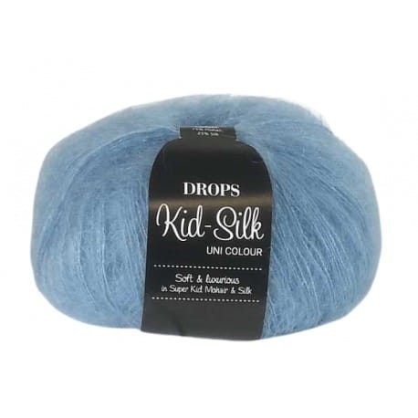 DROPS Kid Silk 08 niebieski