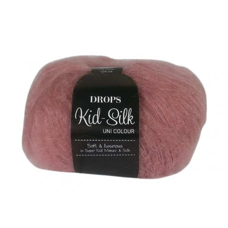 DROPS Kid Silk 46 indyjski róż