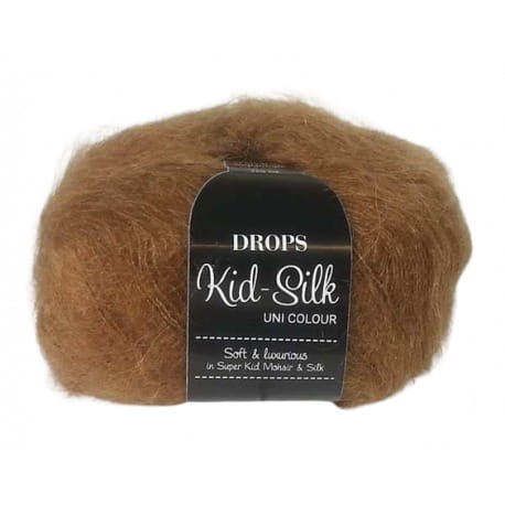 DROPS Kid Silk 51 brązowy