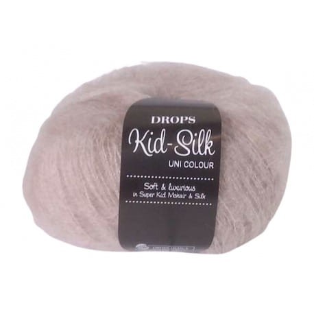 DROPS Kid Silk 40 pudrowy róż